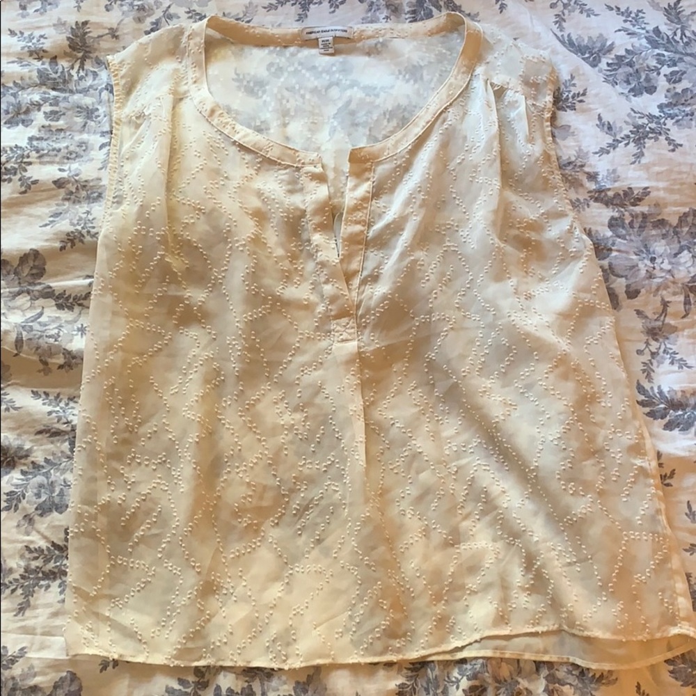 Off white tank top